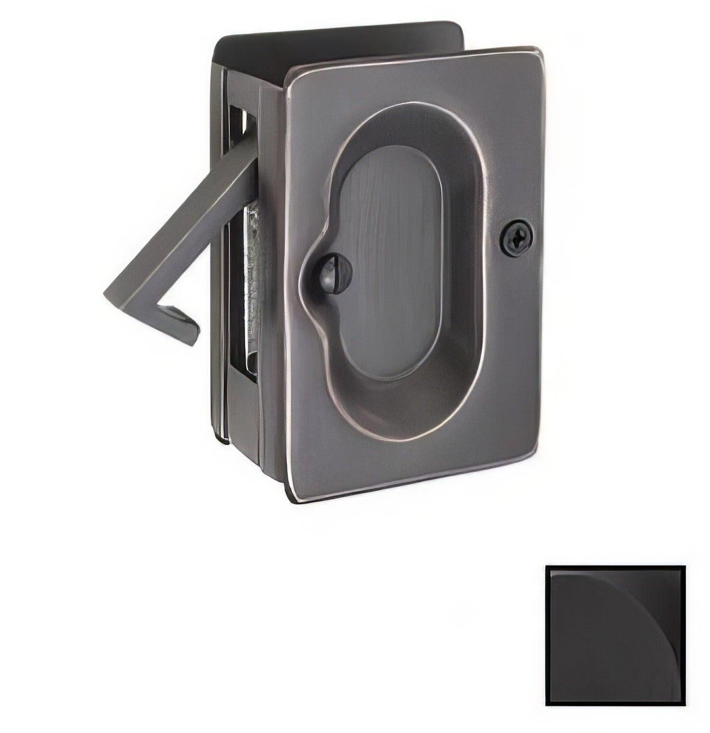 Emtek 2101 3-1/2" Height Passage Pocket Door Lock