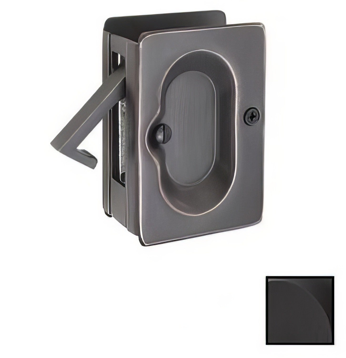 Emtek 2101 3-1/2" Height Passage Pocket Door Lock