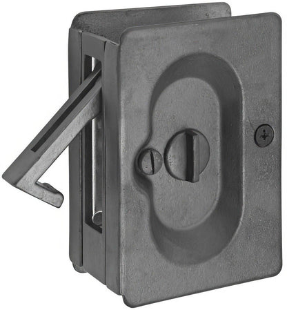 Emtek 2102US 3-1/2" Height Solid Brass Privacy Pocket Door Lock