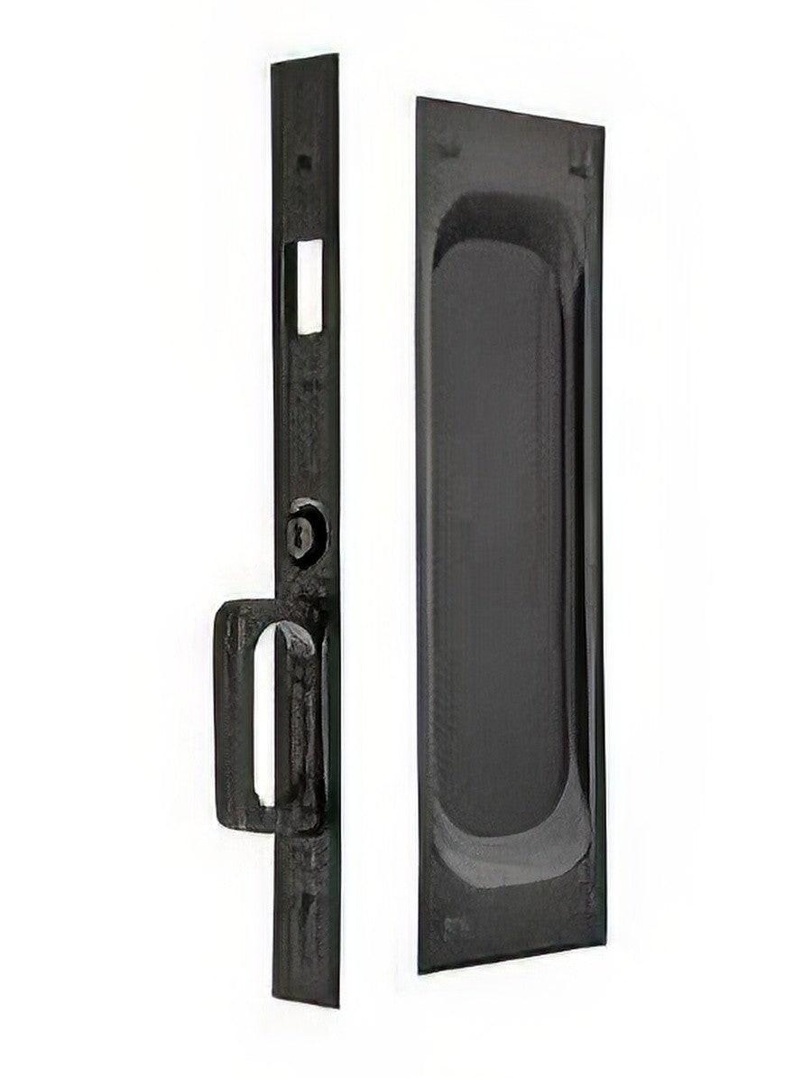 Emtek 7-1/2" Height Solid Brass Privacy Pocket Door Mortise Lock