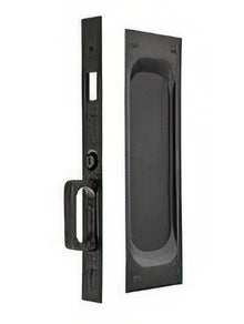 Emtek 7-1/2" Height Solid Brass Privacy Pocket Door Mortise Lock
