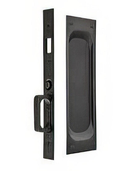 Emtek 7-1/2" Height Solid Brass Privacy Pocket Door Mortise Lock