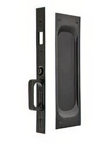 Emtek 7-1/2" Height Solid Brass Privacy Pocket Door Mortise Lock.