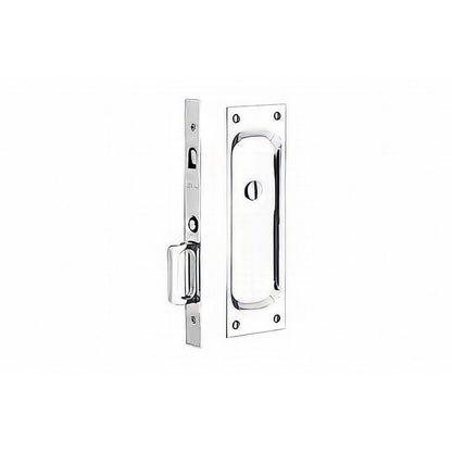 Emtek 7-1/2" Height Solid Brass Privacy Pocket Door Mortise Lock