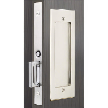 Emtek 2114US134 Modern Rectangular Passage Pocket Door Mortise Lock.