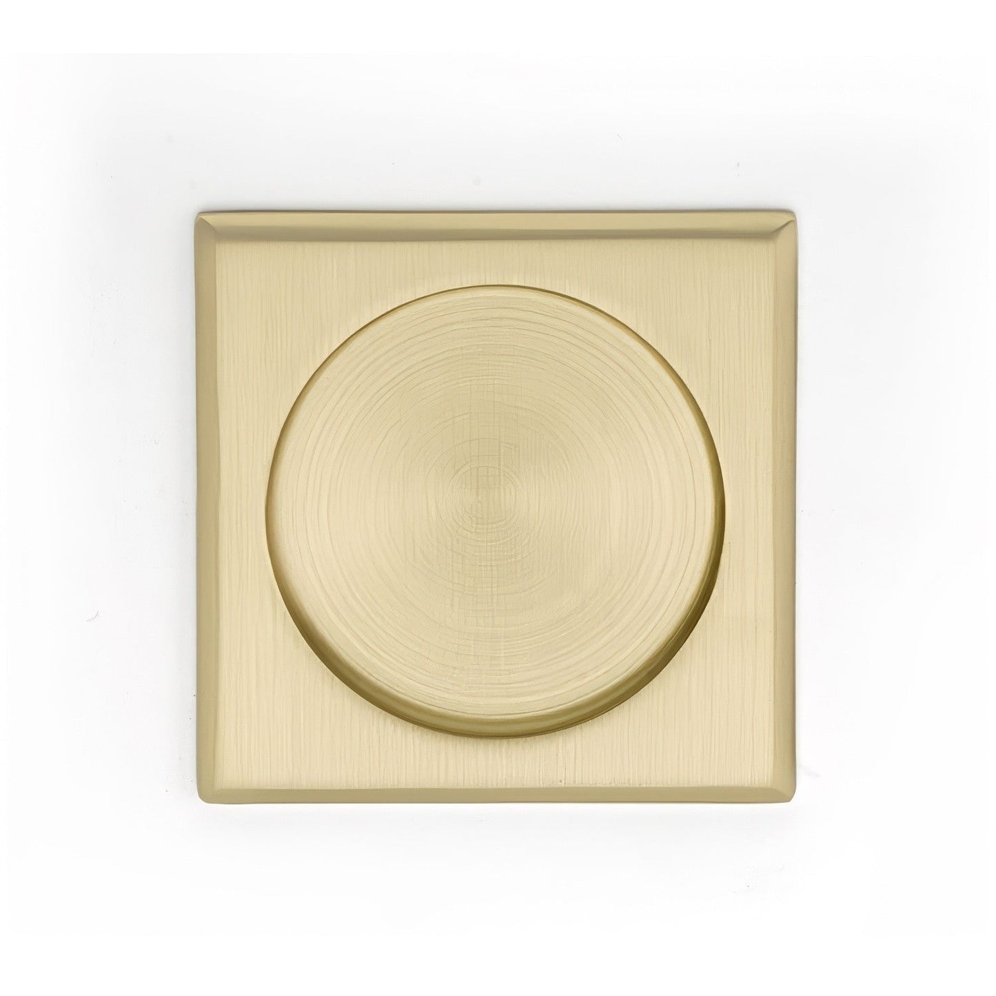 Emtek 2136US Square Dummy Pocket Door Tubular Lock with Edge Pull.