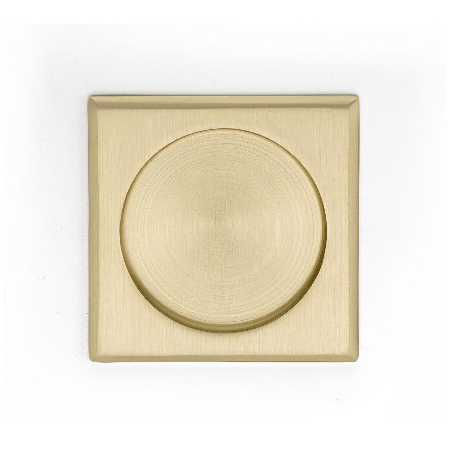 Emtek 2136US Square Dummy Pocket Door Tubular Lock with Edge Pull.