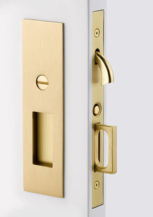 Emtek 2154US138 Narrow Modern Rectangular Passage Pocket Door Mortise Lock.