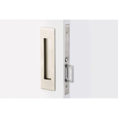 Emtek 2154US134 Narrow Modern Rectangular Passage Pocket Door Mortise Lock.