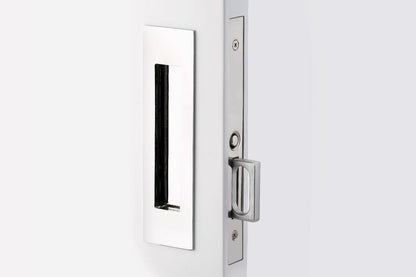 Emtek 2154US138 Narrow Modern Rectangular Passage Pocket Door Mortise Lock.