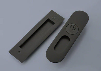 Emtek 2155US134 Narrow Modern Rectangular Passage Pocket Door Mortise Lock.