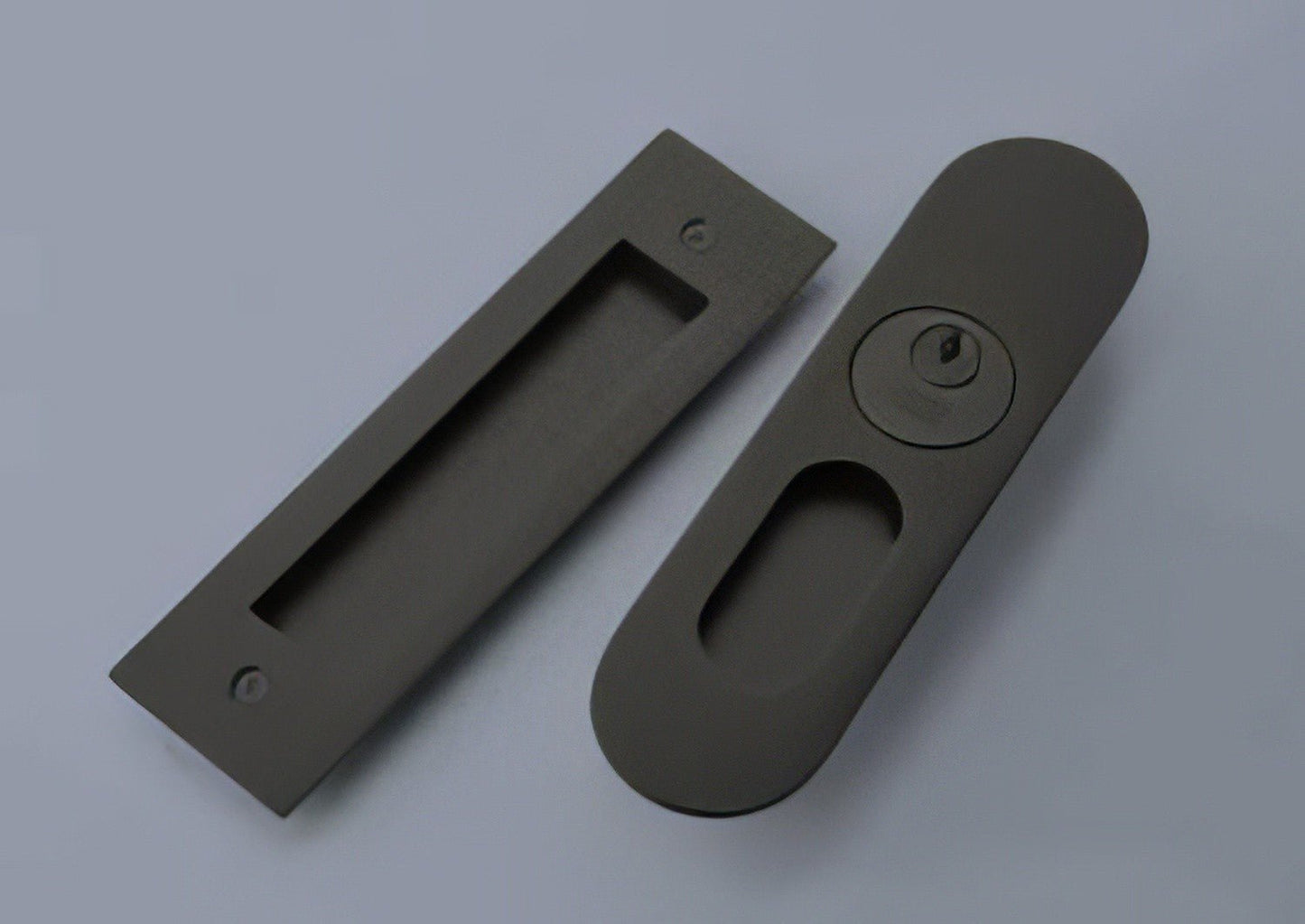 Emtek 2155US134 Narrow Modern Rectangular Passage Pocket Door Mortise Lock.