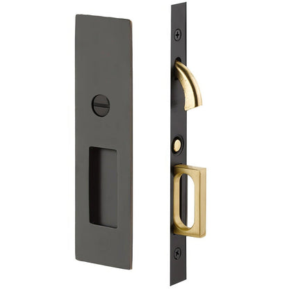 Emtek 2155US138 Narrow Modern Rectangular Passage Pocket Door Mortise Lock.