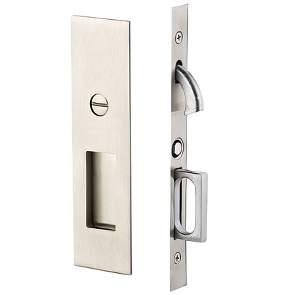 Emtek 2155US138 Narrow Modern Rectangular Passage Pocket Door Mortise Lock