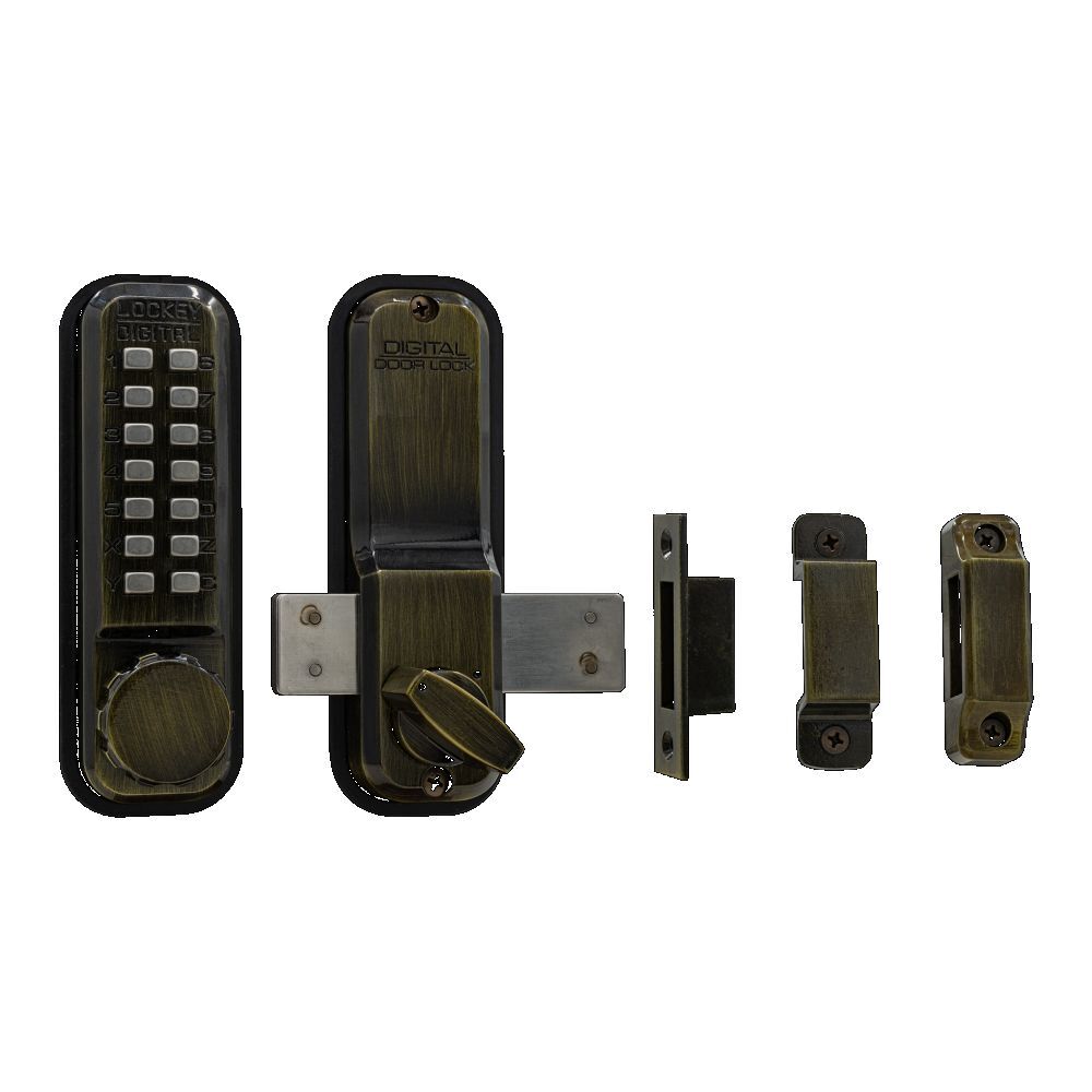 Lockey 2200 Mechanical Keyless Surface Mount Deadbolt