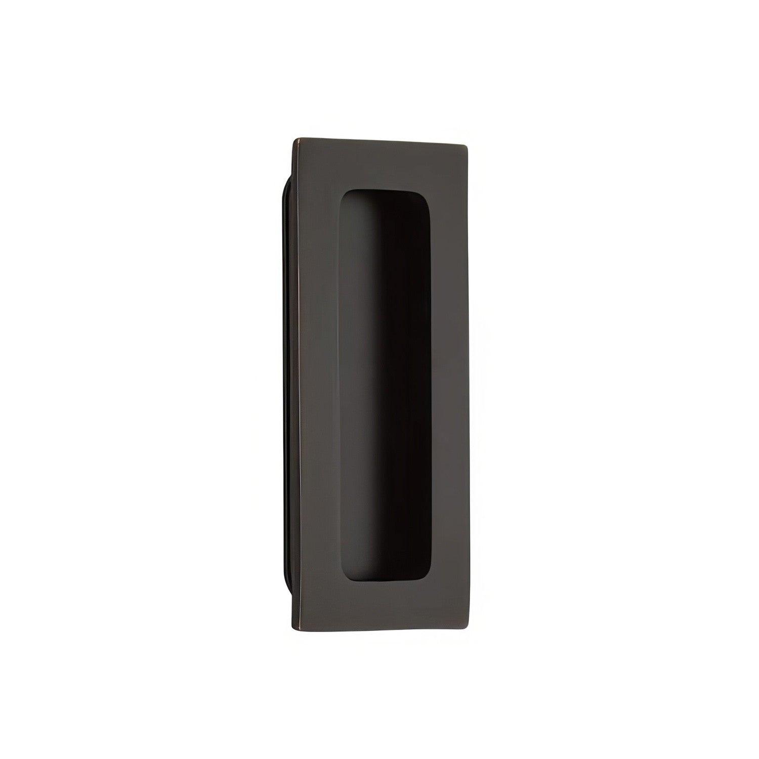 Emtek 4 Inch Modern Rectangular Flush Pull.