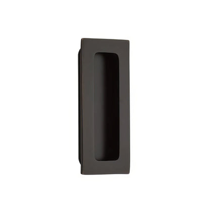 Emtek 4 Inch Modern Rectangular Flush Pull.