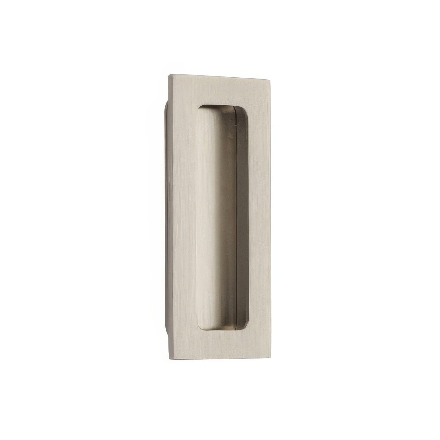 Emtek 4 Inch Modern Rectangular Flush Pull.