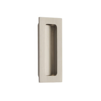 Emtek 4 Inch Modern Rectangular Flush Pull.