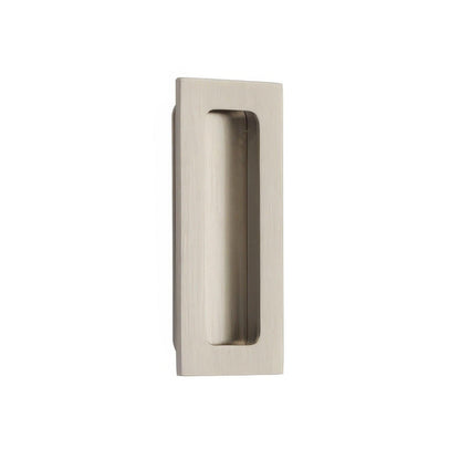 Emtek 4 Inch Modern Rectangular Flush Pull.