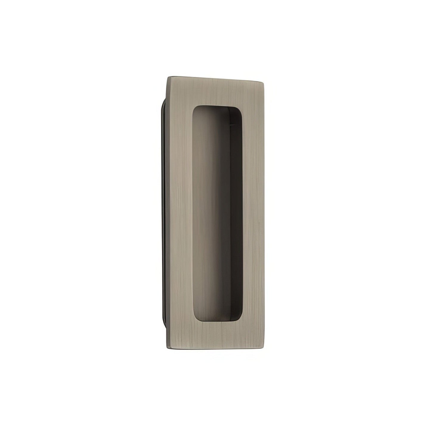 Emtek 4 Inch Modern Rectangular Flush Pull.