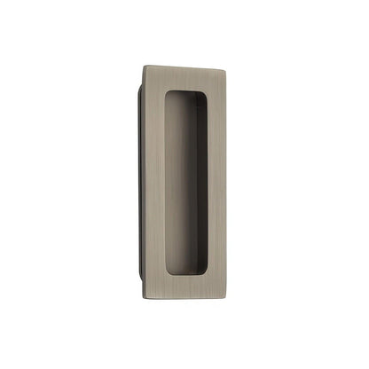 Emtek 4 Inch Modern Rectangular Flush Pull.