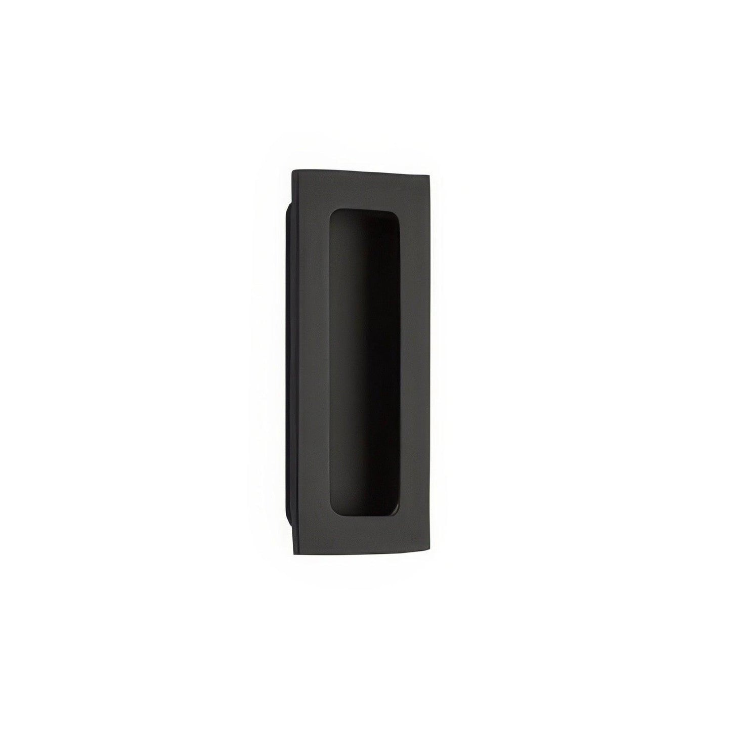 Emtek 4 Inch Modern Rectangular Flush Pull.