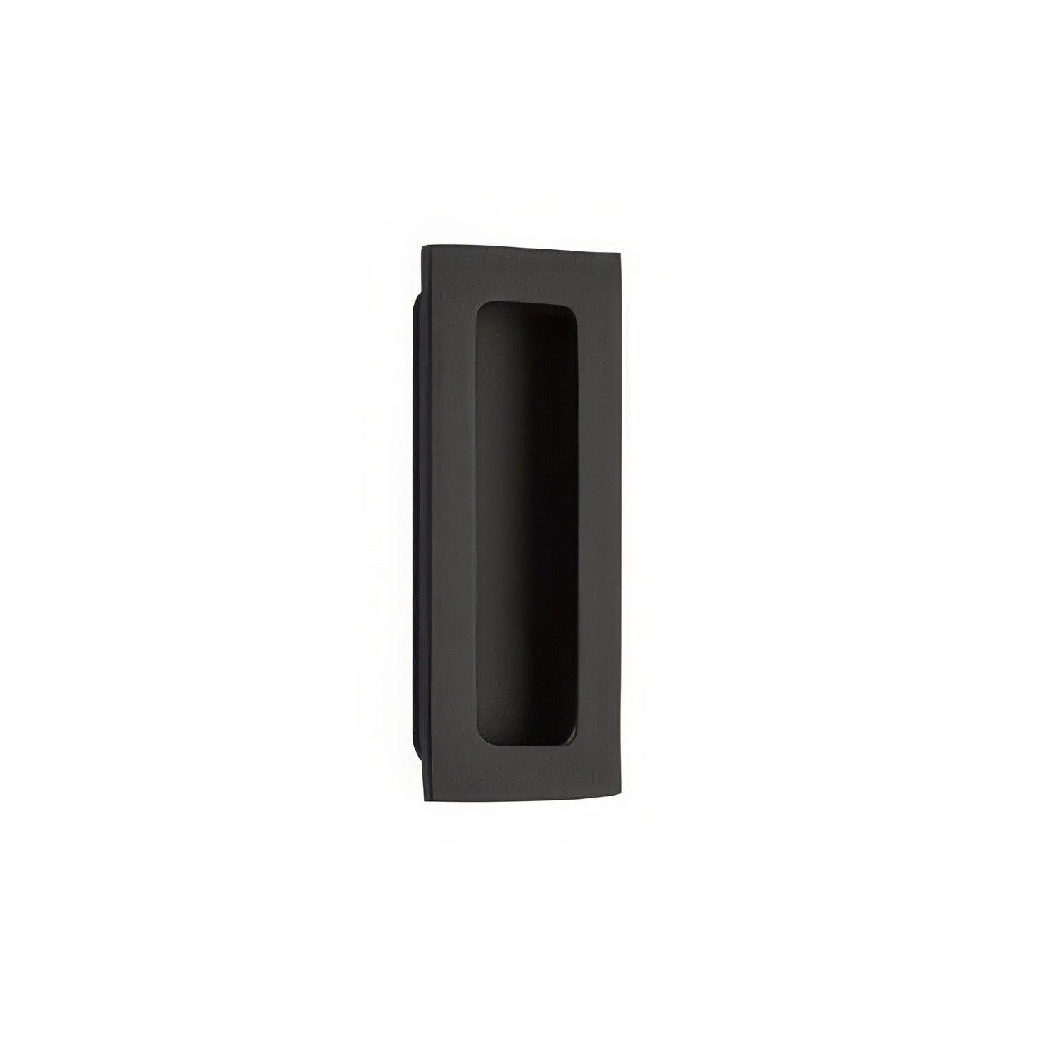 Emtek 4 Inch Modern Rectangular Flush Pull.