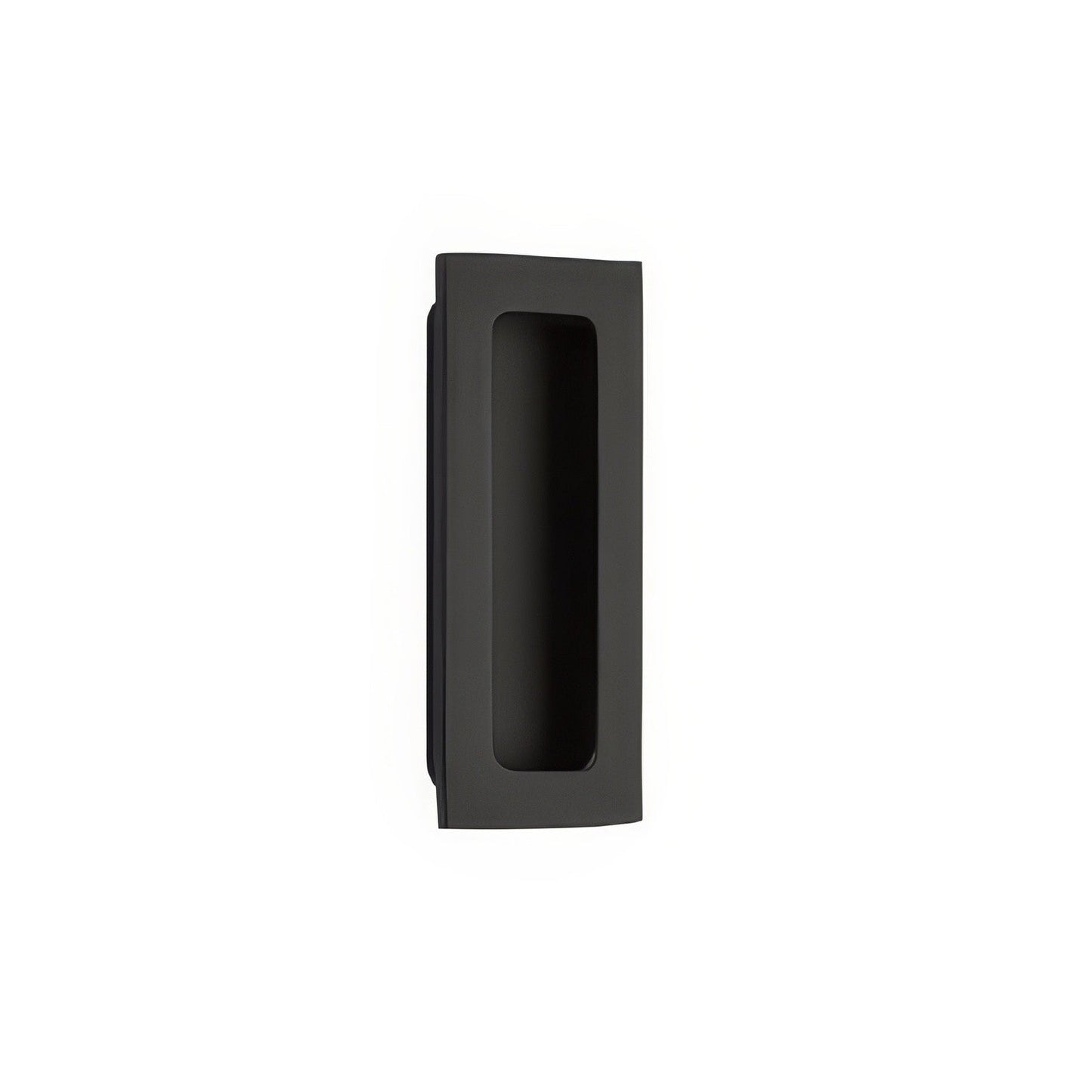 Emtek 4 Inch Modern Rectangular Flush Pull.