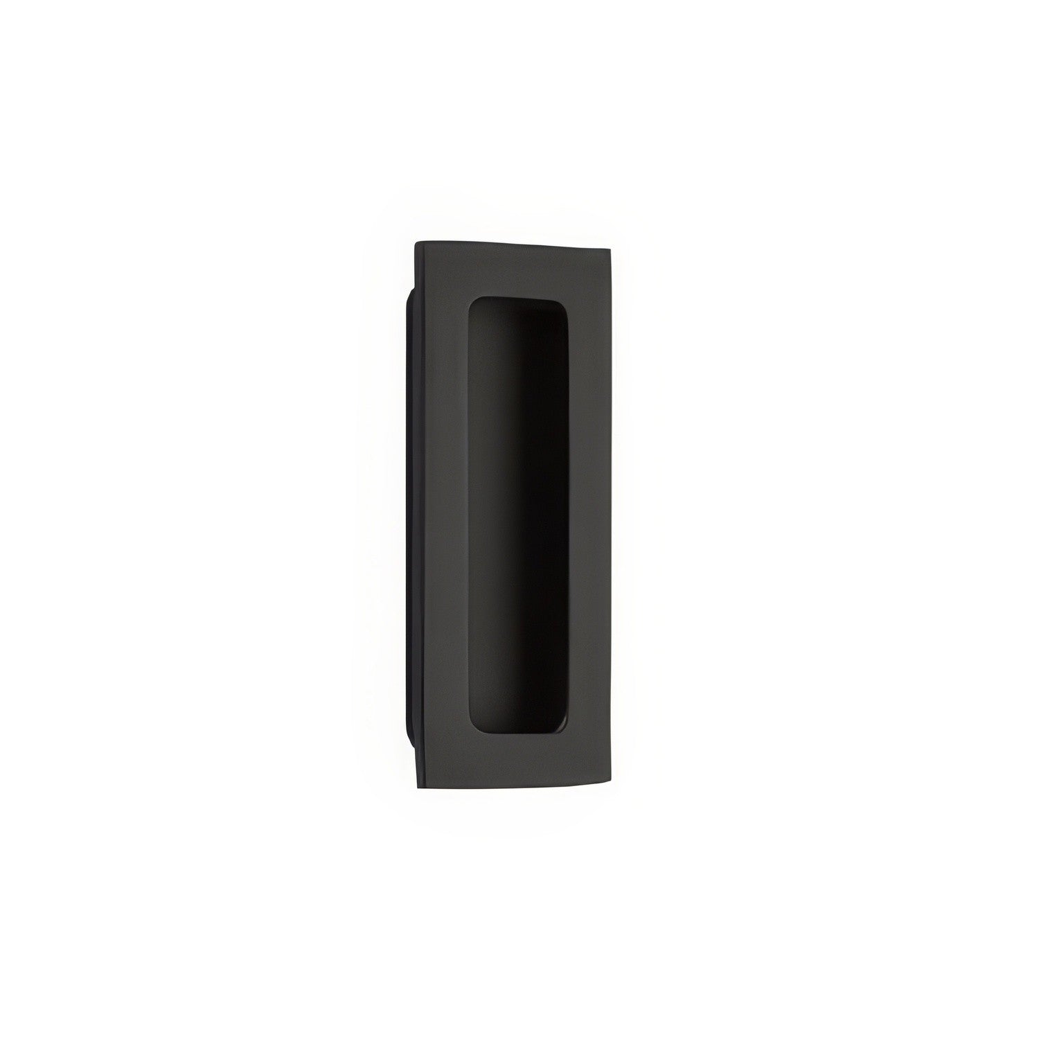 Emtek 4 Inch Modern Rectangular Flush Pull.