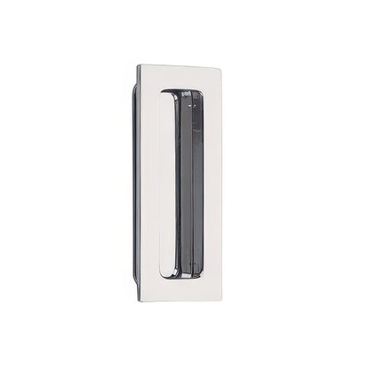 Emtek 4 Inch Modern Rectangular Flush Pull.