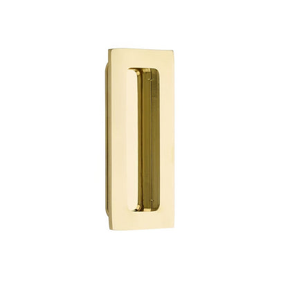 Emtek 4 Inch Modern Rectangular Flush Pull.