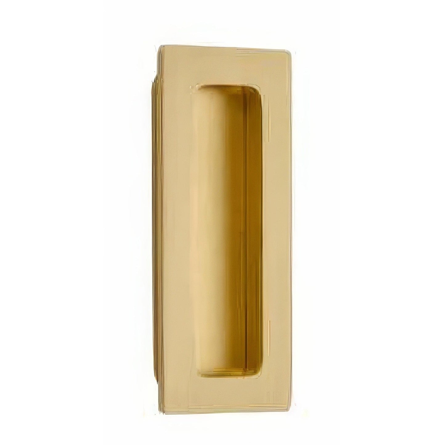 Emtek 4 Inch Modern Rectangular Flush Pull.