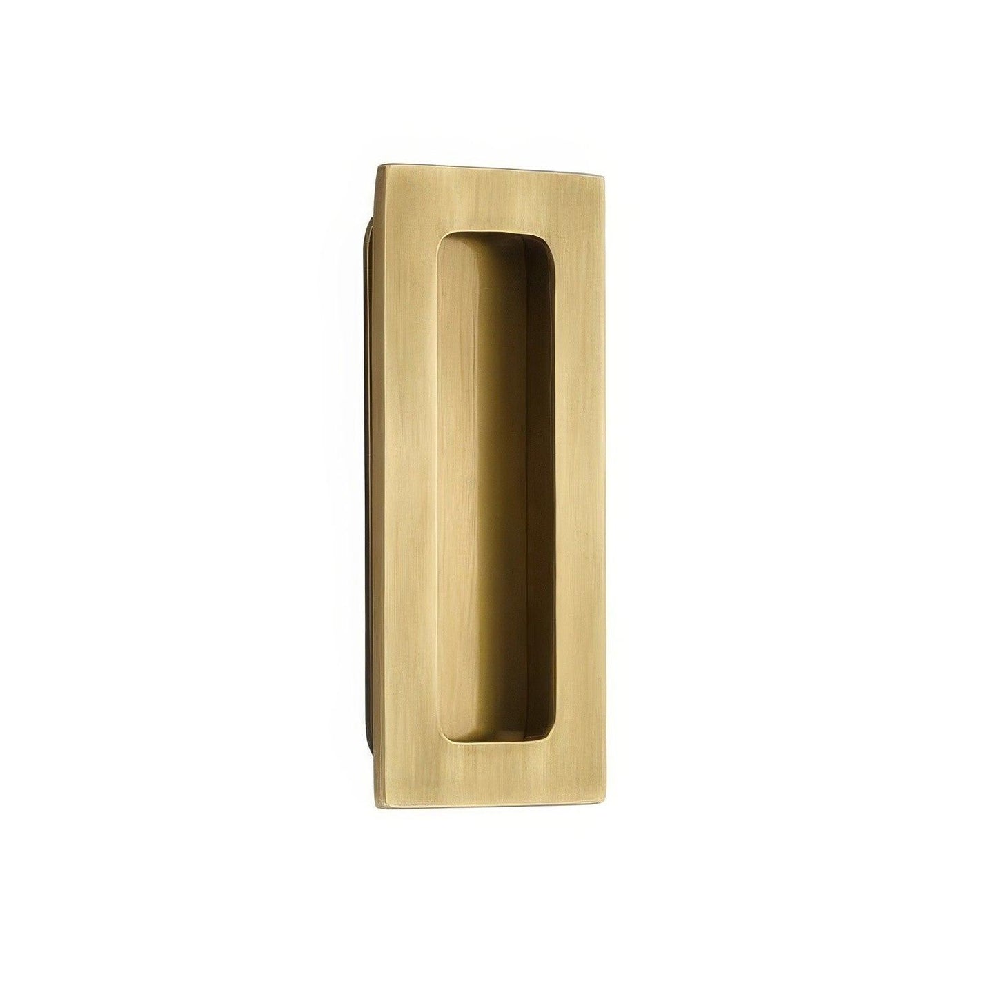Emtek 4 Inch Modern Rectangular Flush Pull.
