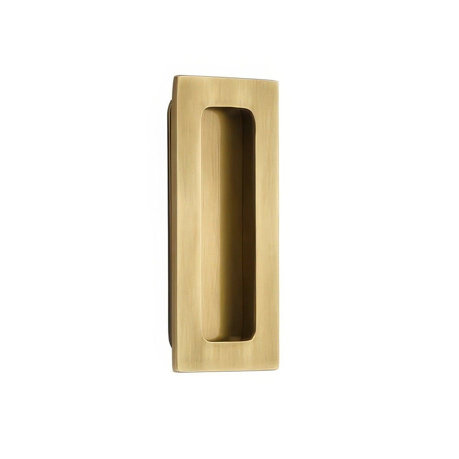 Emtek 4 Inch Modern Rectangular Flush Pull.