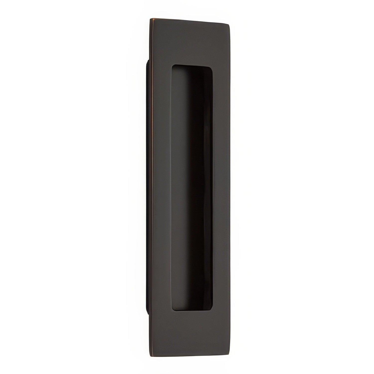 Emtek 220306US 6 Inch Modern Rectangular Flush Pull
