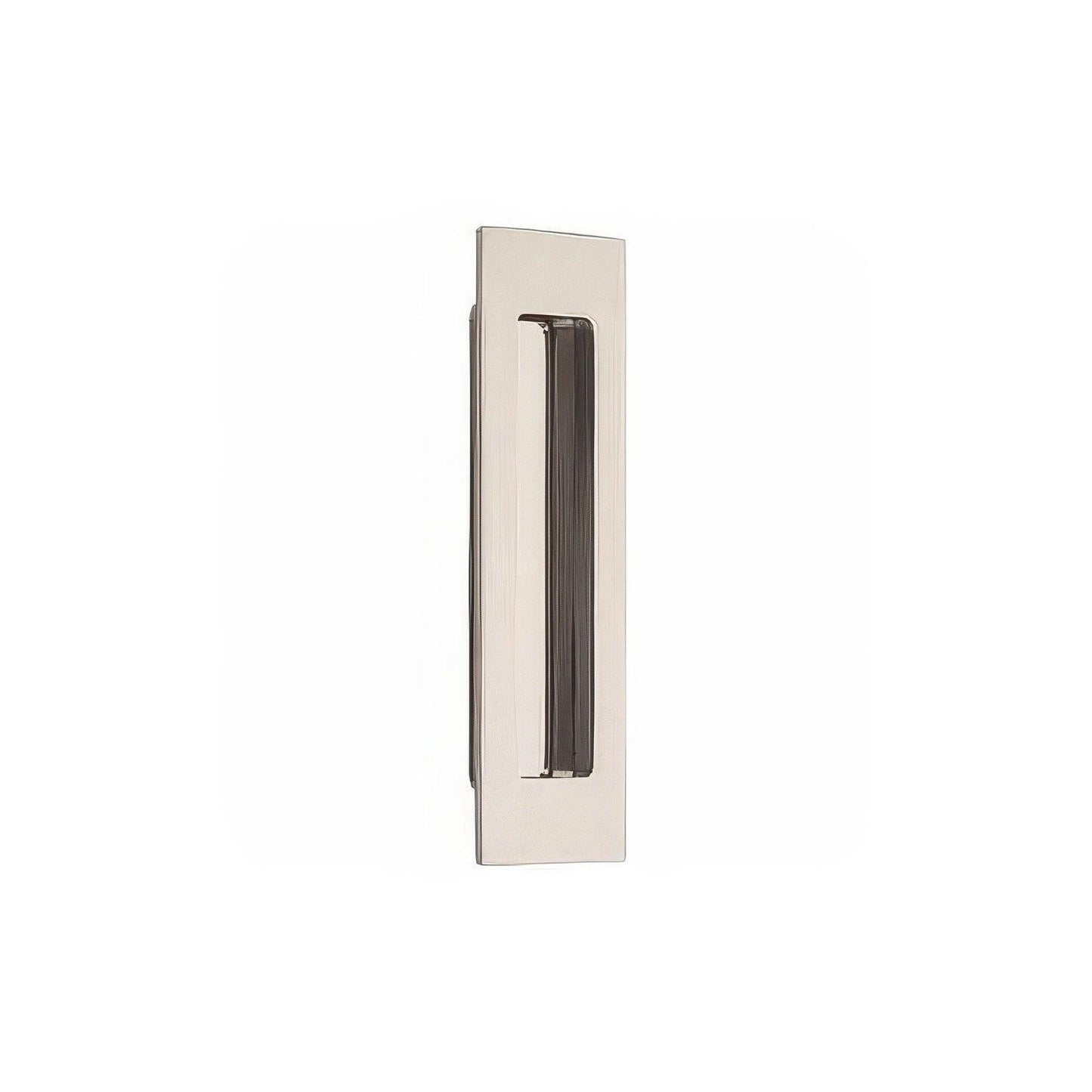 Emtek 220306US 6 Inch Modern Rectangular Flush Pull
