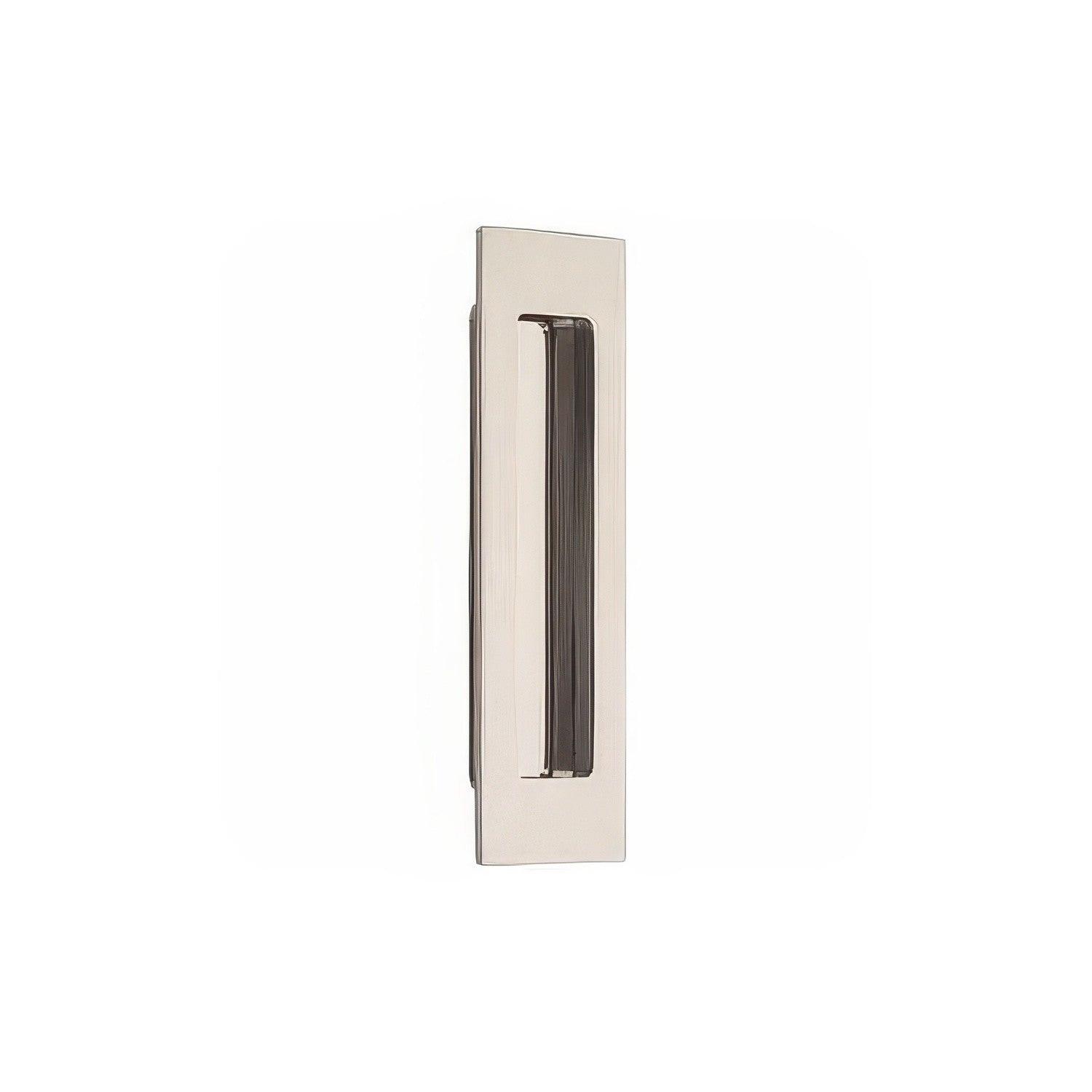 Emtek 220306US 6 Inch Modern Rectangular Flush Pull