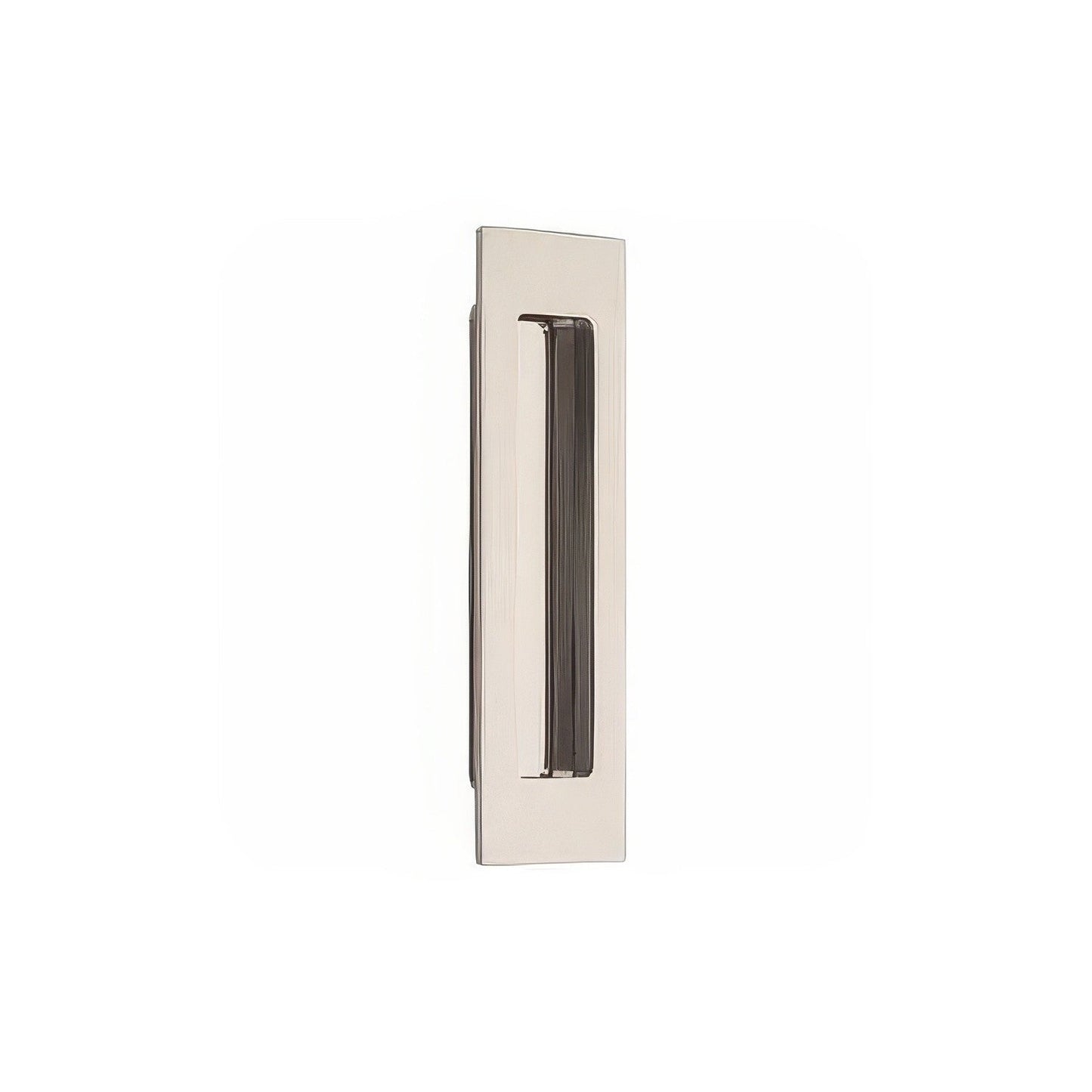 Emtek 220306US 6 Inch Modern Rectangular Flush Pull.