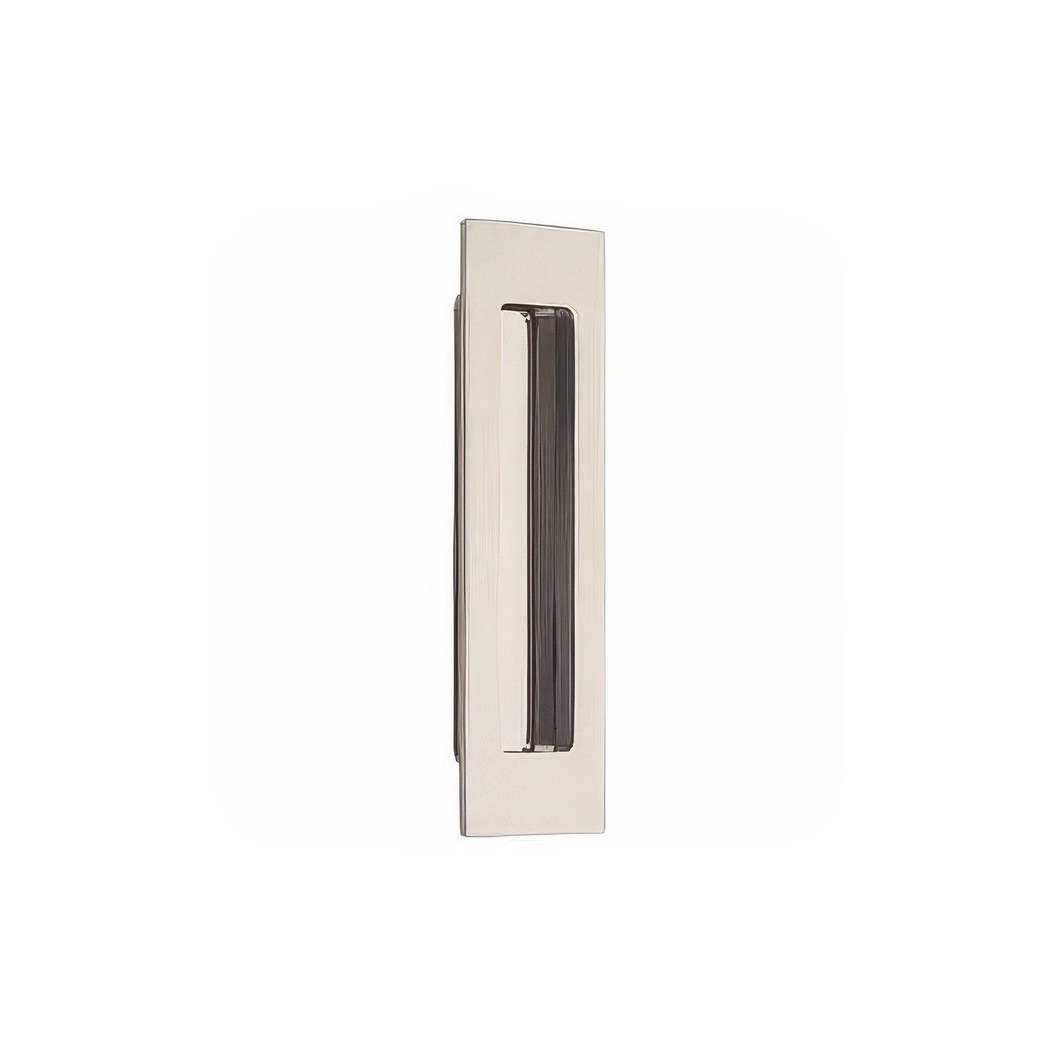 Emtek 220306US 6 Inch Modern Rectangular Flush Pull.