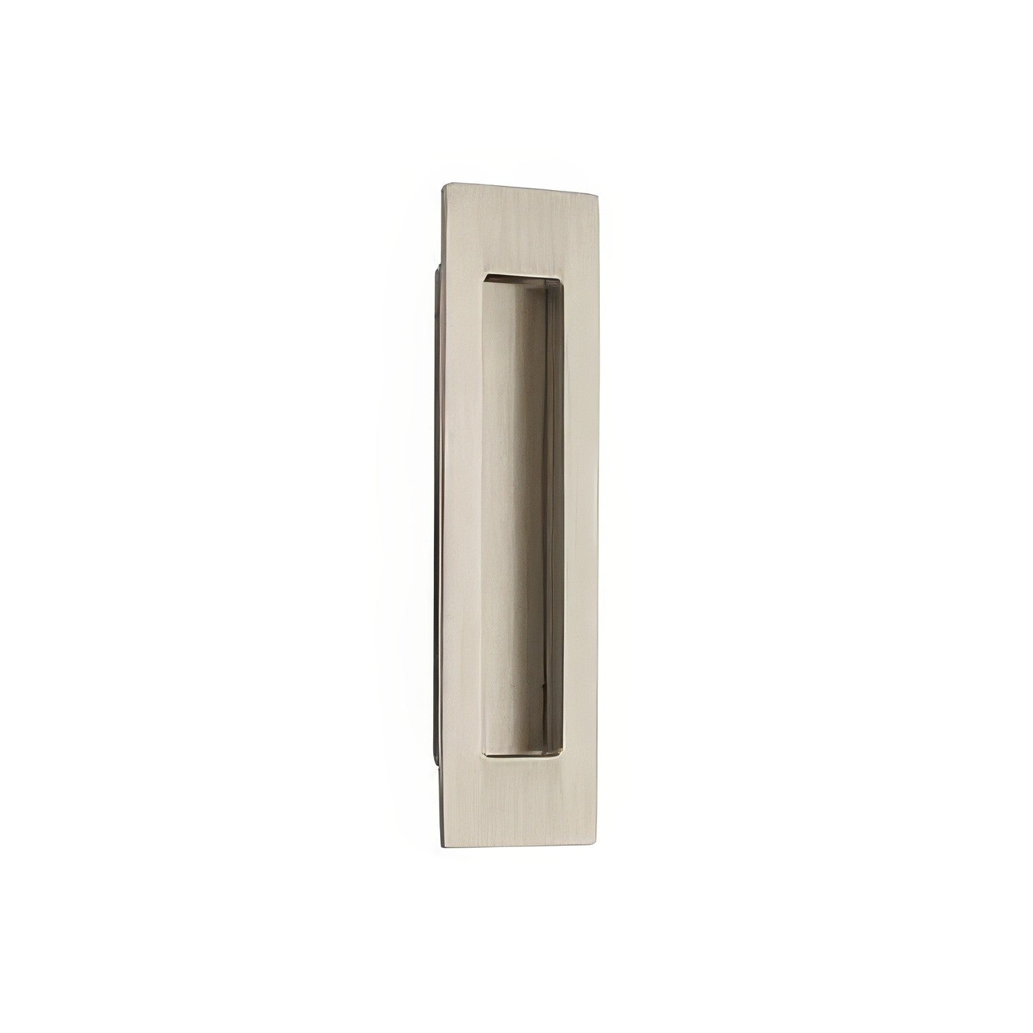 Emtek 220306US 6 Inch Modern Rectangular Flush Pull.