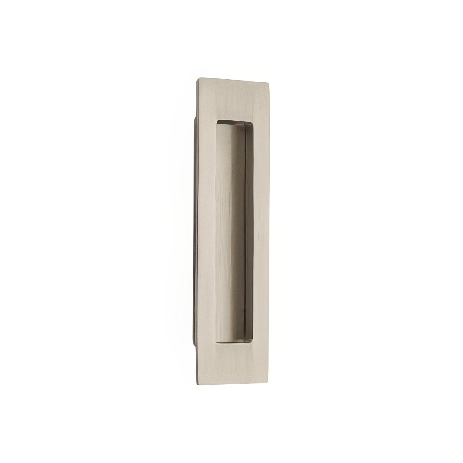 Emtek 220306US 6 Inch Modern Rectangular Flush Pull.