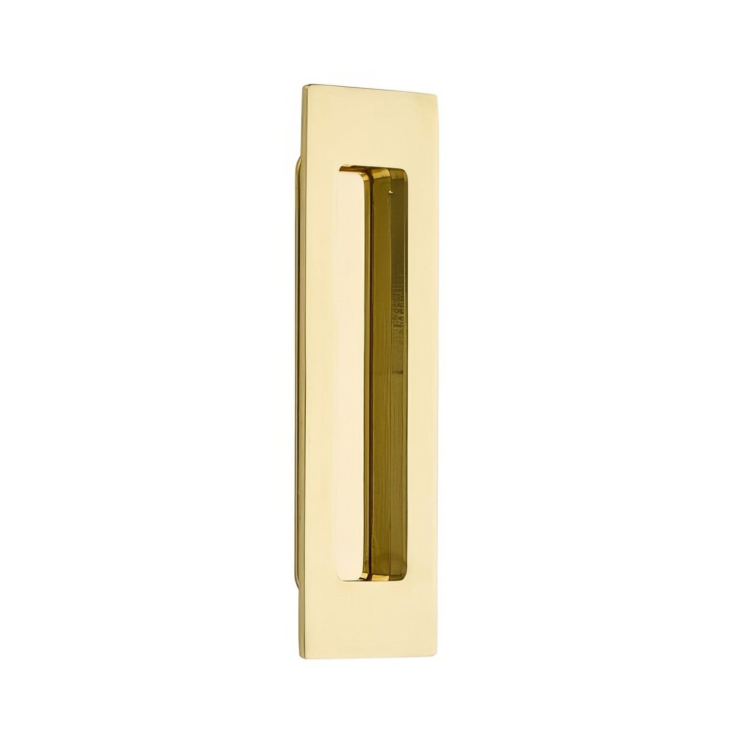 Emtek 220306US 6 Inch Modern Rectangular Flush Pull.