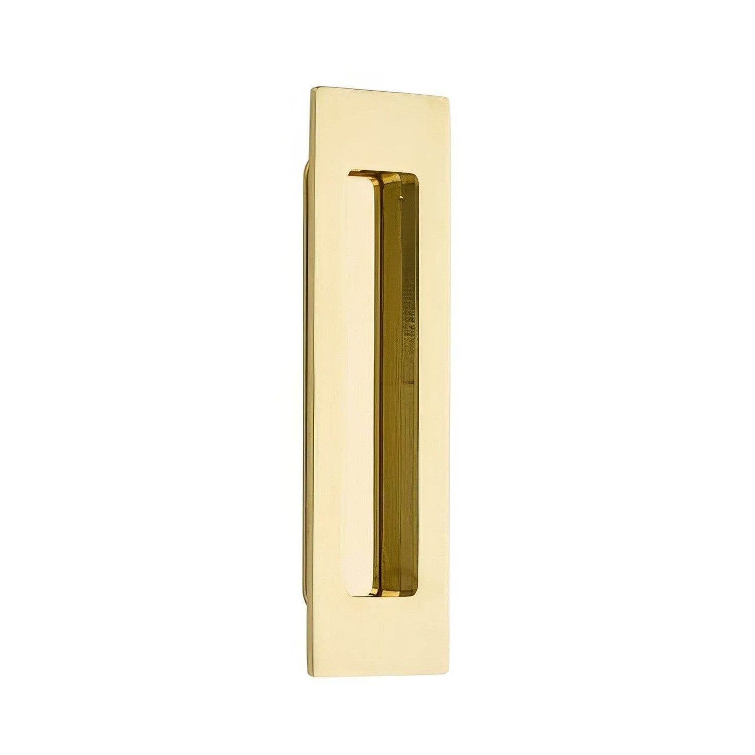 Emtek 220306US 6 Inch Modern Rectangular Flush Pull