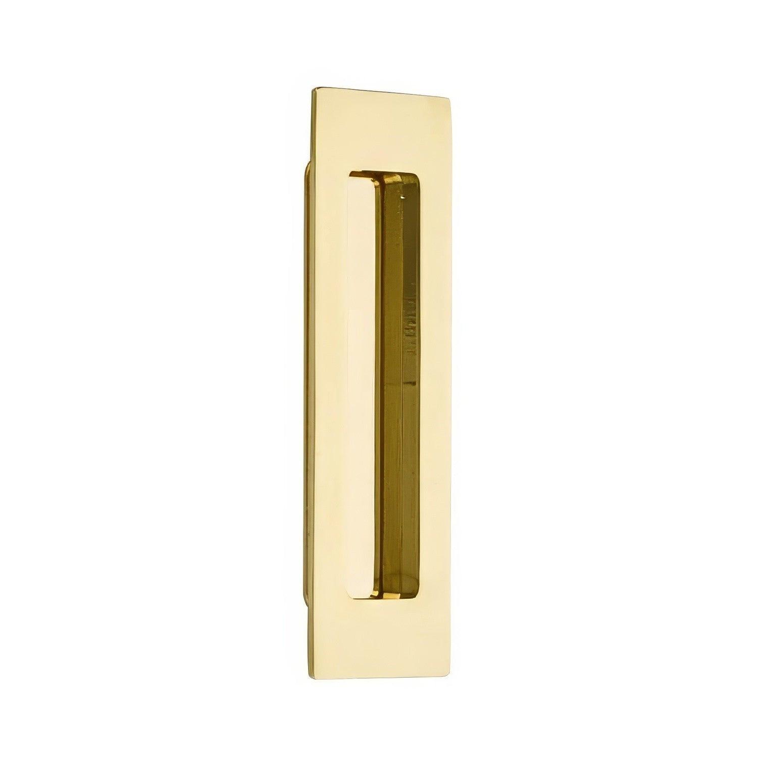 Emtek 220306US 6 Inch Modern Rectangular Flush Pull