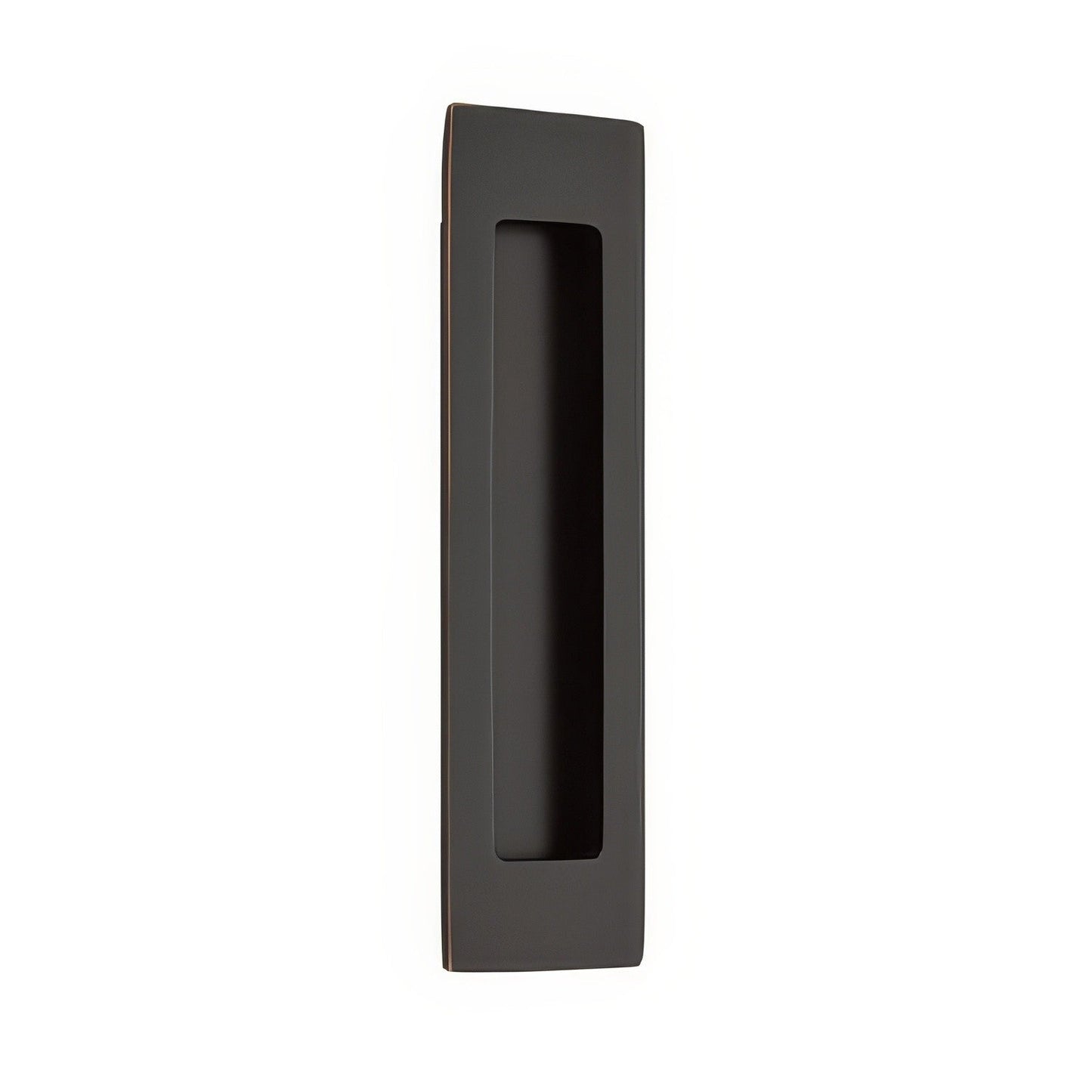 Emtek 7 Inch Modern Rectangular Flush Pull.