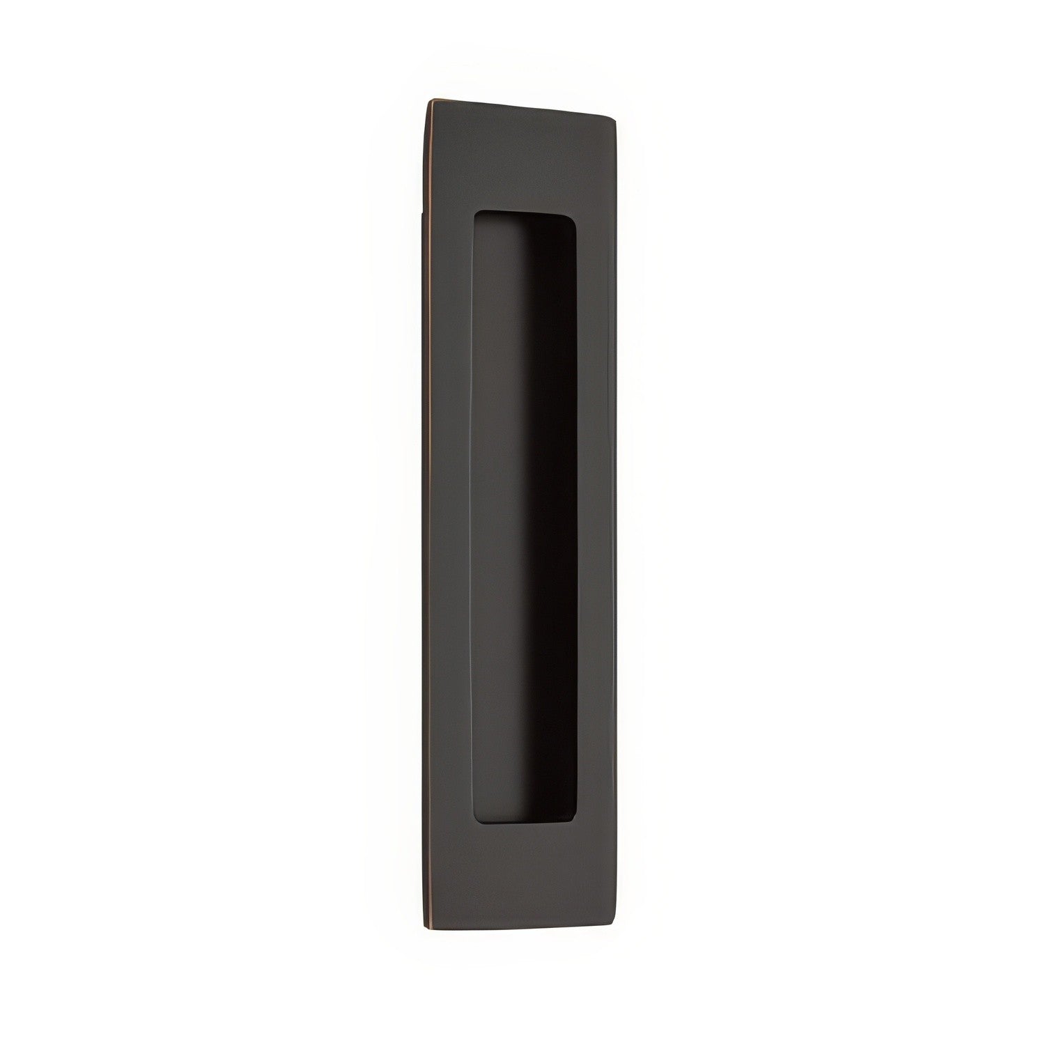 Emtek 7 Inch Modern Rectangular Flush Pull.