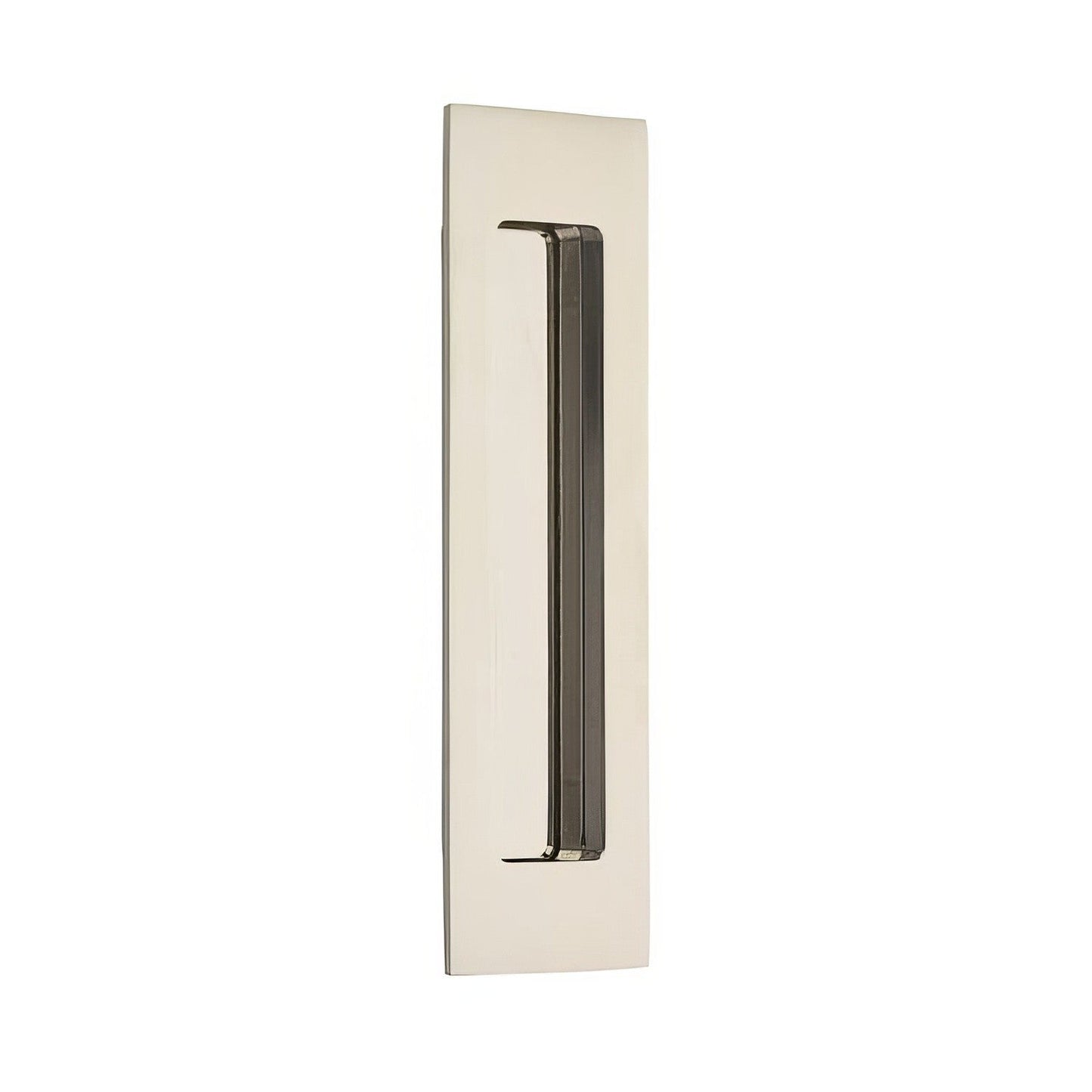 Emtek 7 Inch Modern Rectangular Flush Pull.