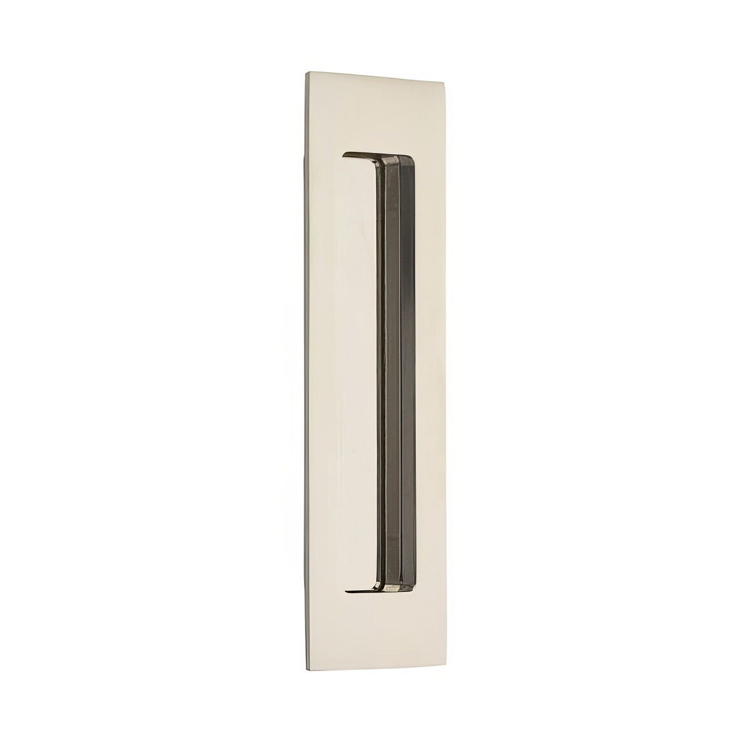 Emtek 7 Inch Modern Rectangular Flush Pull.