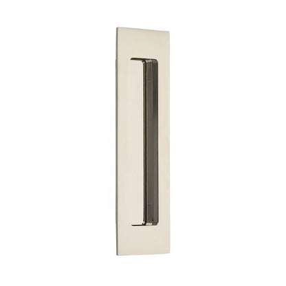 Emtek 7 Inch Modern Rectangular Flush Pull.